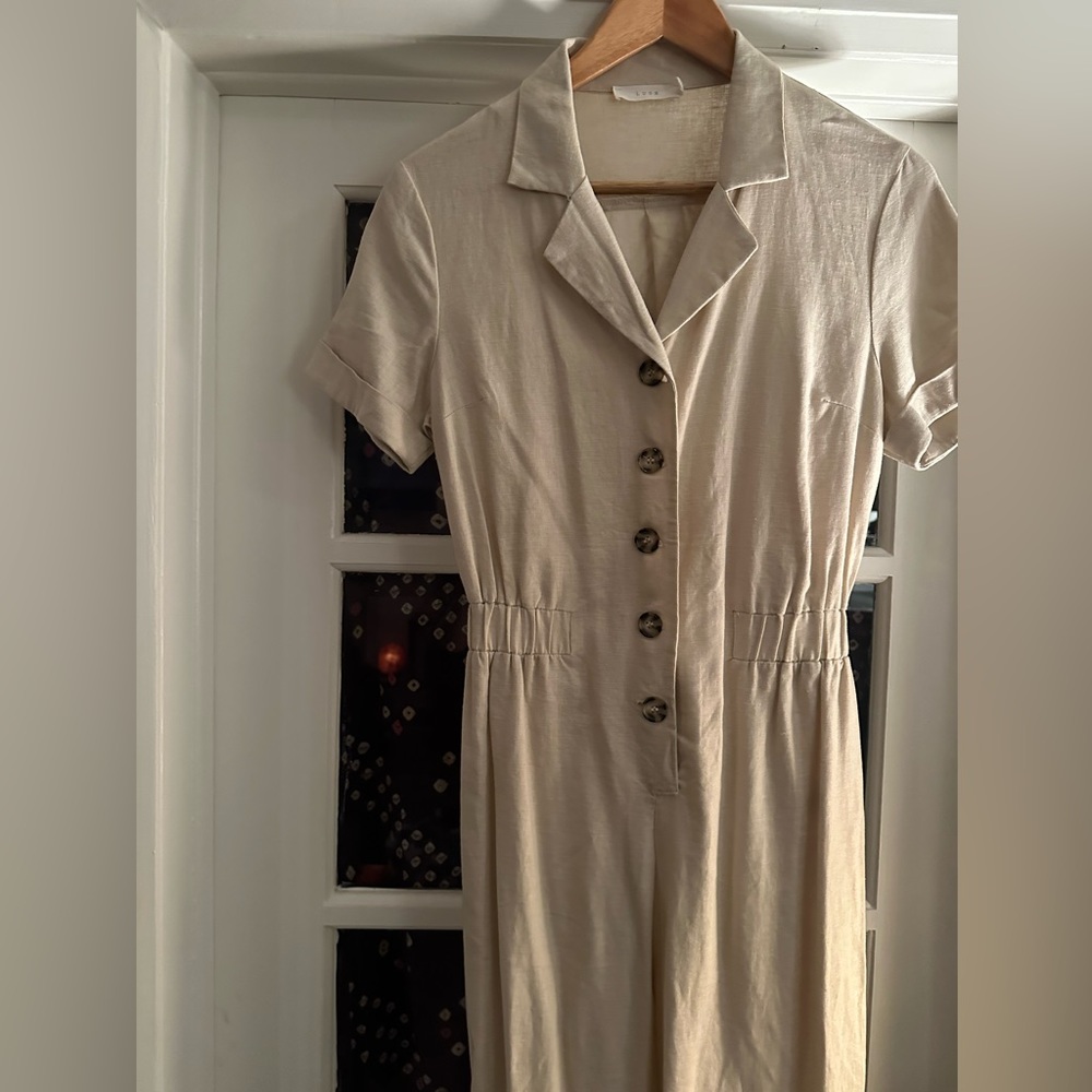 Lush linen jumpsuit size S
